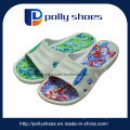 Fashion Custom Beautiful Printed Ladies Flat Slipper